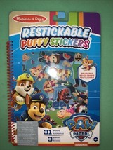 PAW Patrol Adventure Bay Puffy Sticker Pad 31 Stickers 3 Scenes Melissa ... - $6.81