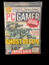 PC Gamer Magazine Holiday 2001 Volume 8 No 13 Tom Clancy&#39;s Ghost Recon w/ Disc - £15.82 GBP