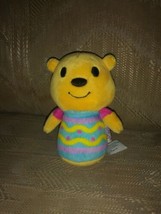 Hallmark Itty Bittys Easter Winnie The Pooh Disney Beanbag Plush 4.5&quot; Pa... - $8.91
