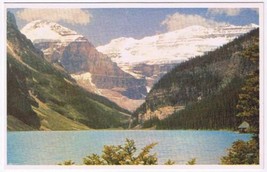 Alberta Postcard Lake Louise Mt Lefroy Mt Victoria Banff National Park - £1.67 GBP