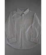 JANIE AND JACK Boys Long Sleeve Button Down Shirt size 5 - $9.89