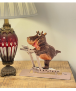 Keren Kopal Große Pop Art Handgefertigte Metallskulptur --- " Nilpferd " - $220.08