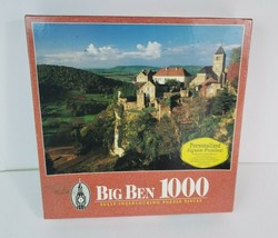 Vintage Milton Bradley Big Ben Puzzle 1000 Piece - Chateau-Chalon France SEALED - $24.74