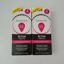 Summers Eve Active Chafe Gel 1.5 Oz Prevent Relieve Chafing Lot of 2 Exp... - £10.87 GBP