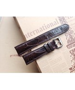 (Customizable, multiple size) Ostrich leg skin handmade watch straps - $89.99+
