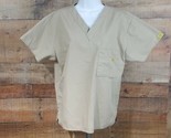 WonderWink Scrub Top Women&#39;s Size S Beige TG17 - $8.41