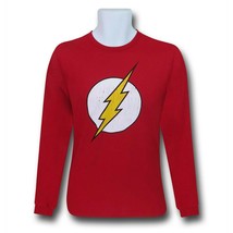 Flash Distressed Symbol Long Sleeve T-Shirt Red - £32.78 GBP+