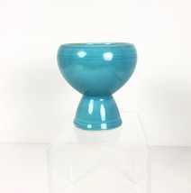 Vernon Kilns Pottery Early California Eggcup Double Egg Cup Turquoise 1936-1946 - £20.62 GBP