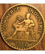 1922 FRANCE 1 FRANC COIN - £1.38 GBP
