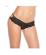 STRETCH LACE STRAPPY BACK DETAIL PANTIES COLOR BLACK - £7.84 GBP