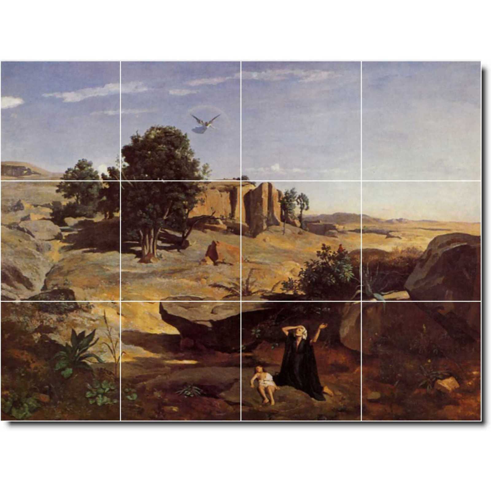 Corot jean hagar in the wilderness