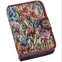 Pill Box Holder Tapestry Floral 14 Day  Travel Case Medication Reminder ... - £13.39 GBP