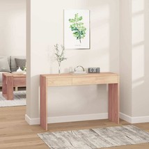 vidaXL Solid Teak Console Table 43x13.8x29.5 inches, Handcrafted, Rustic - €219,04 EUR