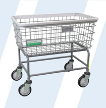 NEW ANTIMICROBIAL LARGE CAPACITY LAUNDRY CART (200F/ANTI) - $5,346.82 MXN