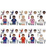 10Pcs Football World Cup Super Stars Minifigures Dembélé Yamal Mbappé Mi... - €22,06 EUR