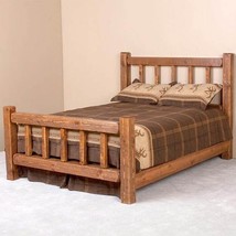 Caldwell Brook Lite Timbers Barnwood Bed for Rustic Charm - $32,512.10 MXN+