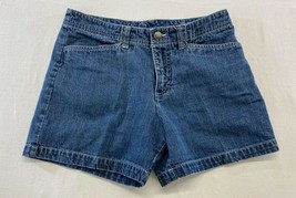 Denver Hayes Women&#39;s Blue Jean Shorts Size W8 Mid Rise Cotton Denim Shorts - $7.92