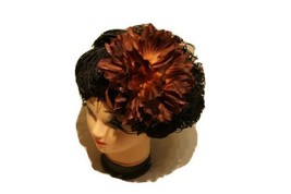 Large Flower Bronze Brown  Hair Clip Hair Accessory - £4.00 GBP