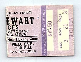 The Visages Canne Stewart Concert Ticket Stub Février 26 1975 Neuf Haven - $58.97