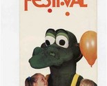 Sea World Florida Festival Brochure Orlando Florida Al E Gator&#39;s 1985  - $21.78
