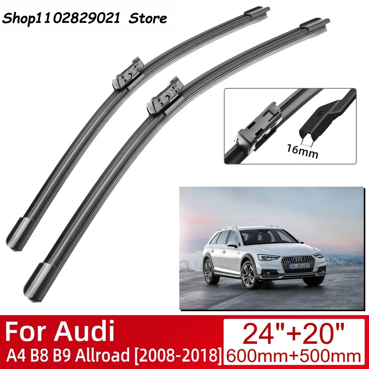 For Audi A4 B8 B9 Allroad 2008-2018 Car Accessories Front Windscreen Wip... - $24.59