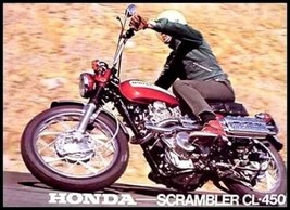 1970 1971 Honda Scrambler CL-450 CL450 K3 ORIGINAL Motorcycle Brochure - £10.88 GBP