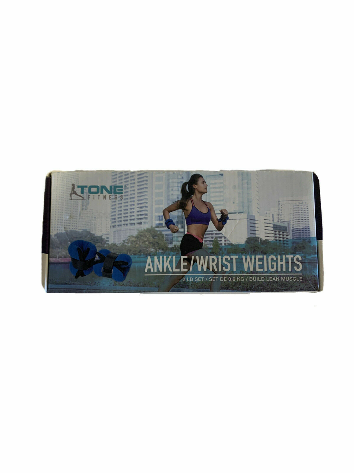 Set Of 2 Tone Fitness 2lb Ankle Wrist Weights for Gym Exercise Equipment... - $6.92
