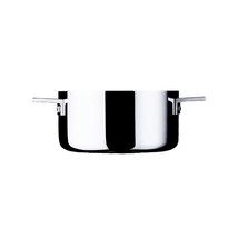 Mepra Attiva 20 cm Casserole Pot, 2 Handle, Tri-ply, Stainless Steel Fin... - $478.99