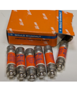 BOX of 6 NEW Gould Shawmut ATDR15 ATDR-15 15A 600V TIME DELAY FUSES - €34,22 EUR
