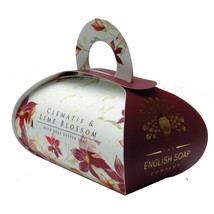 The English Soap Company Clematis &amp; Lime Blossom Large Bath Soap 9.2oz - £17.20 GBP