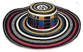Colombian Hat Colored Sombrero Sinuano 21 Vueltas Laps Made by Colombia - £93.49 GBP