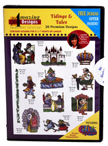 Amazing Designs Tidings &amp; Tales Embroidery CD,  ADP-54J - £24.17 GBP