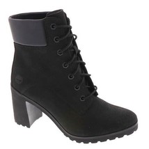 New Timberland Black Nubuck Leather Women Boots Size 8.5 M $139 - £86.12 GBP