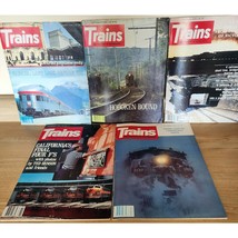 1978 Trains The Magazine Railroading Lot Of 5 August Through December Se... - $12.34