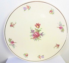 Vintage Homer Laughlin Priscilla Household Institute USA Cake Plate 11 In. - $16.83