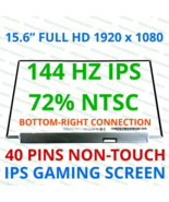 144hz 15.6&quot; FHD Laptop LCD Screen Razer Blade 15 RTX 2070 2019 40 Pin Na... - $84.15