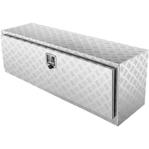 Underbody Truck Box, 48"×17"×18" Pickup Storage Box, Heavy Duty Aluminum Diamond