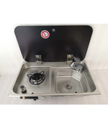 1 Burner Gas Stove Hob Sink Comb With Glass Lid 1*1.8KW 536*318*146/120m... - $542.00+