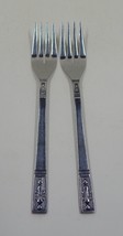 Interpur Stainless Steel Fleur de Lis Salad Forks Set of 2 - £8.68 GBP