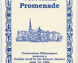 Victorian Promenade Booklet Williamsport Pennsylvania Historic District ... - $17.82