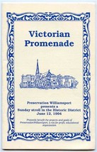 Victorian Promenade Booklet Williamsport Pennsylvania Historic District ... - £14.12 GBP