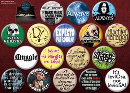 Harry Potter Movies Metal Photo Button Assortment of 144 Series 4 NEW BOXED - £108.26 GBP