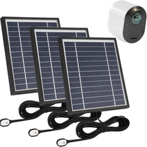 3 Pack Solar Panel Charger Compatible with Arlo Pro 4/Arlo Ultra 2/Arlo Pro - £109.29 GBP