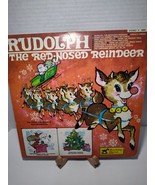 Rudolph the Red-Nosed Reindeer LP Rocking Horse X-5094 TESTED/GOOD Vinta... - $7.91
