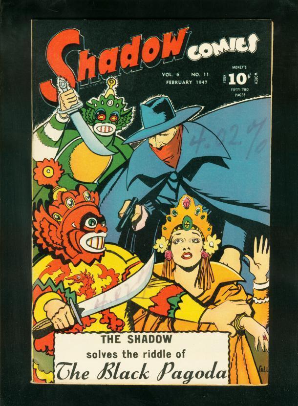 SHADOW COMICS v.6 #11 1947-BLACK PAGODA-STREET & SMITH-very fine minus VF- - $363.75