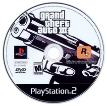 Grand Theft Auto III GTA 3 PlayStation 2 PS2 Video Game DISC ONLY black label - £7.87 GBP