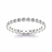 Authenticity Guarantee 
1.00 Ct Round Cut Diamond Women&#39;s Eternity Band in 14... - £755.11 GBP