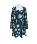 B.O.G. Band Of The Free Womens Genevieve Teal Diamond Long Sleeve Mini D... - $17.77