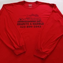 Gildan Dryblend Chattanooga Granite & Marble Men's Red T-Shirt Crewneck Size 2XL image 9