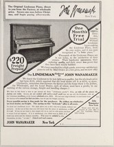1910 Print Ad The Original Lindeman Piano John Wanamaker New York,NY - £10.93 GBP